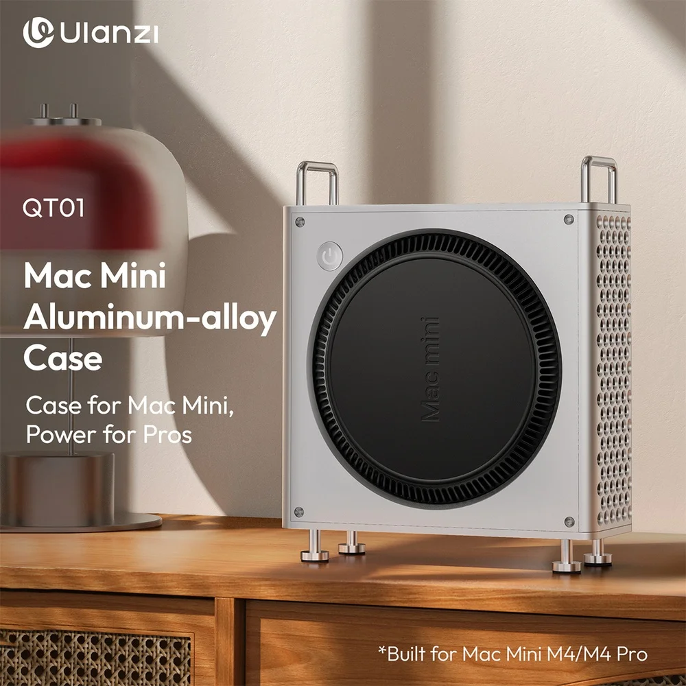 Gabinete Mac Mini Ulanzi Qt01 Alumínio Suporte Base Gabinete Mac Mini Ulanzi Qt01 Alumínio Suporte Base