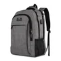 Mochila Matein Notebook 15.6" Usb Resistente Água Cinza
