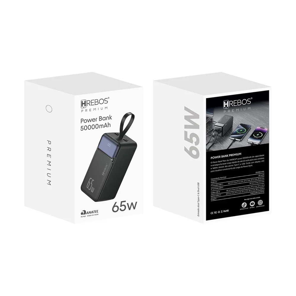 Carregador Para Notebook Portátil Power Bank 50.000mah 65w - view 4