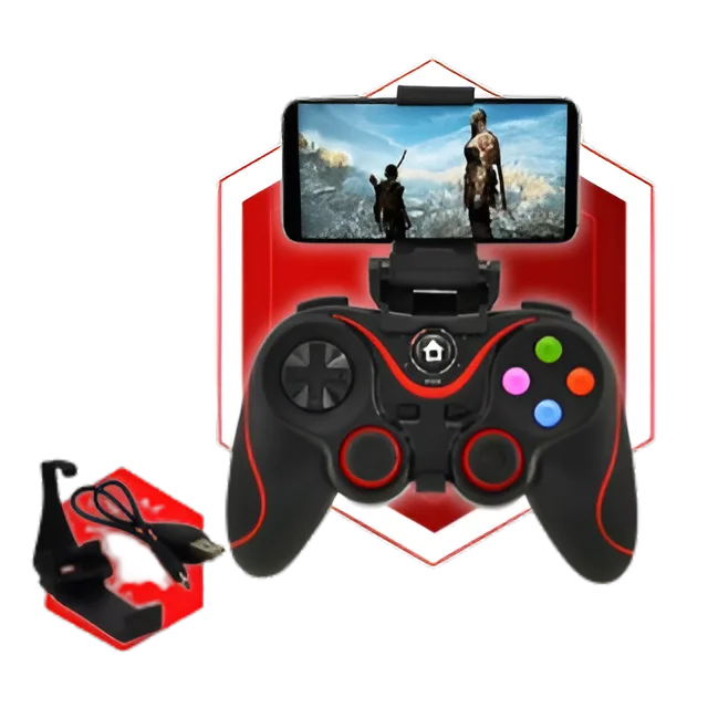 Controle Joystick Sem Fio V8 Wireless Android Game Jogo Controle Joystick Sem Fio V8 Wireless Android Game Jogo