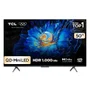 Smart TV TCL 50 Polegadas QLED Mini LED 4K C6KS WiFi Bluetooth Google TV HDR10+ Dolby Atmos 50C6KS