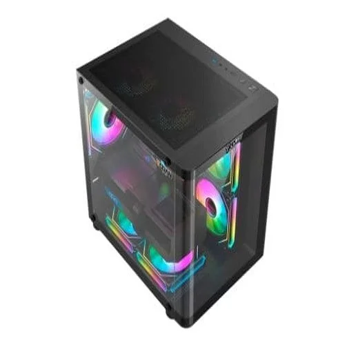 Gabinete Gamer Night Rodan | Vidro Curvo - Aquário - Clanm (sem Fans) Gabinete Gamer Night Rodan | Vidro Curvo - Aquário - Clanm (sem Fans)