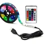 Fita LED 5050 RGB Controle Remoto 2m 5v Usb Para Tv PC Carro Cor Da Luz RGB 2m