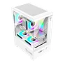 Gabinete Gamer Aquário Clanm Megalon, Vidro Temperado - Snow