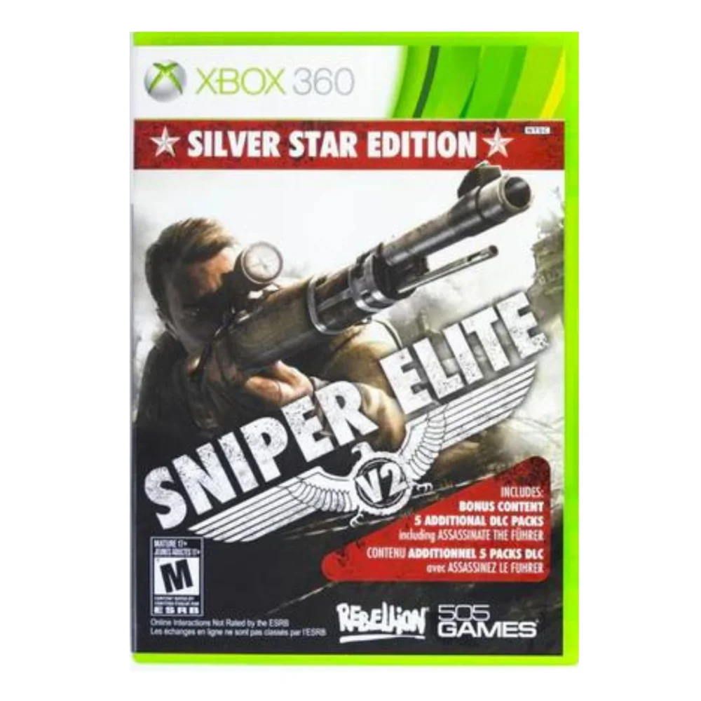Jogo Sniper Elite V2 XBOX 360 Silver Star Edition Jogo Sniper Elite V2 XBOX 360 Silver Star Edition