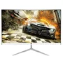 Monitor LED Curvo 23.8 Full Hd Branco 100hz Frameless Com Áudio Brazilpc