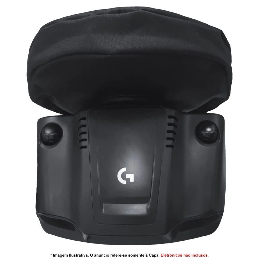 Capa Protetora Qualicapas P/ Volante C/ 28cm Diâmetro Logitech Thrustmaster Fanatec Moza Racing Entre Outros Simuladores