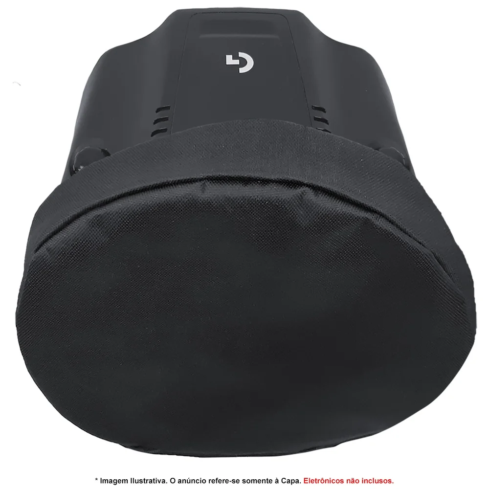 Capa Protetora Qualicapas P/ Volante C/ 28cm Diâmetro Logitech Thrustmaster Fanatec Moza Racing Entre Outros Simuladores