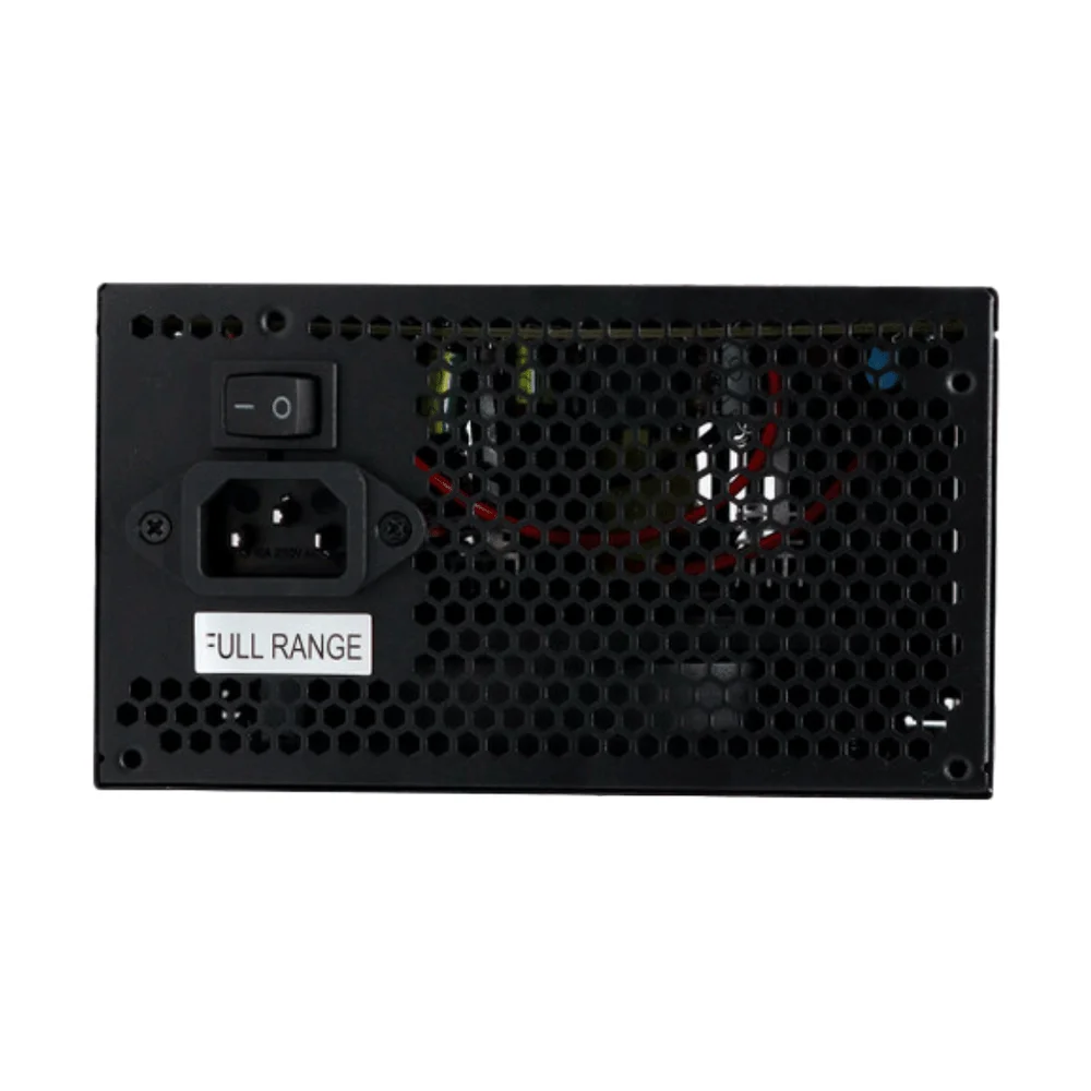 Fonte Bluecase 600w Pfc Ativo Atx Ps/2pfc Ativo C/cabo (blu600-pfcps2) Bivolt Auto Preto Fonte Bluecase 600w Pfc Ativo Atx Ps/2pfc Ativo C/cabo (blu600-pfcps2) Bivolt Auto Preto