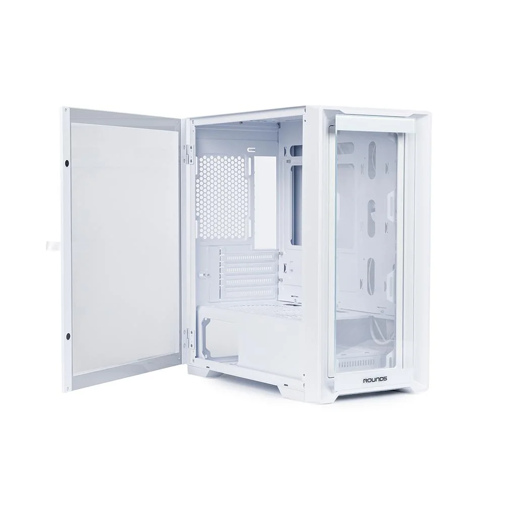 Gabinete Gamer Round5 Astra Mid Tower M-atx Sem Fan Vidro Branco Gabinete Gamer Round5 Astra Mid Tower M-atx Sem Fan Vidro Branco