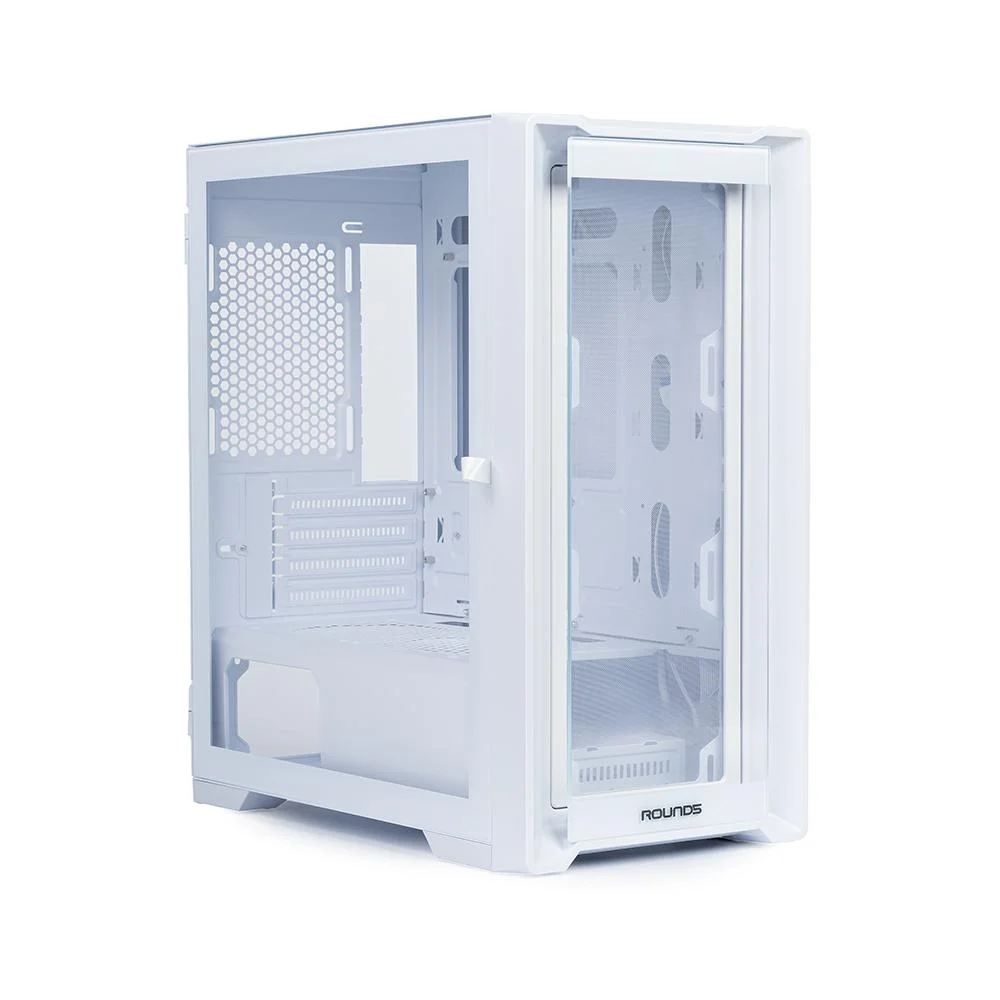Gabinete Gamer Round5 Astra Mid Tower M-atx Sem Fan Vidro Branco Gabinete Gamer Round5 Astra Mid Tower M-atx Sem Fan Vidro Branco