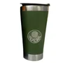 Copo Clube Palmeiras Térmico Inox C/tampa Abridor 473ml Cor Verde-escuro