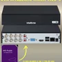 Kit 5 Câmeras Full Color C/áudio Dvr Intelbras 8ch 2TB Purple
