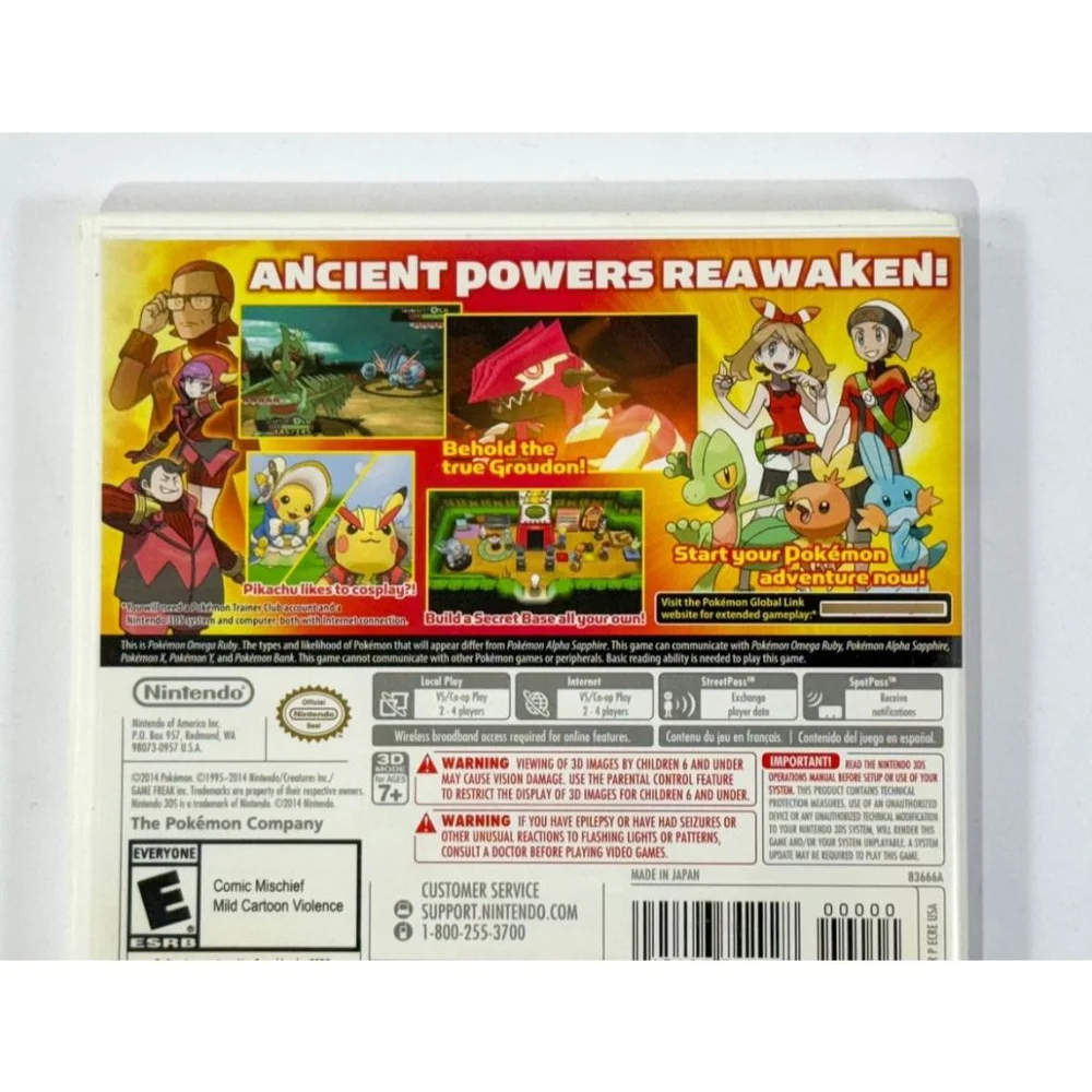 Jogo Pokémon Omega Ruby Para Nintendo 3ds  Com Cartucho Físico Sem Capa De Proteção