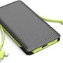 Carregador Portátil Universal Para Celular Power Bank 10000mah Carregamento Rápido 3 Saídas Lightning Usb-c E Usb (verde)