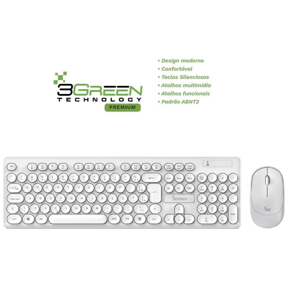 "Computador All In One 24"" Branco, Intel i5 9400, 8GB, SSD 512gb, WINDOWS 11  , Webcam, Wi-fi, 3green Unique" em Campinas - foto 3
