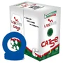 Caixa De Cabo De Rede Landutti Upt Cat5e 100% Cobre, 305 Metros, Condutti, Azul