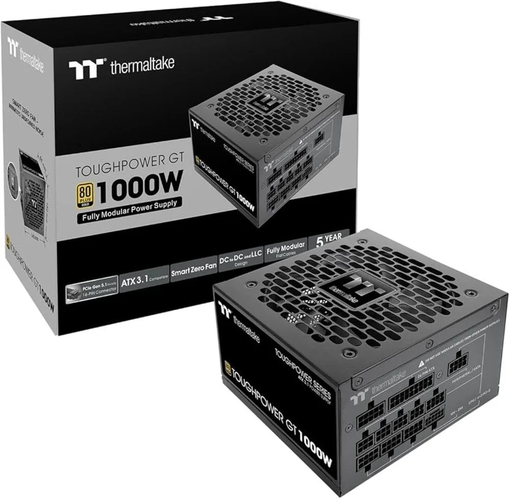 Fonte 1000w Real 80 Plus Gold Tt Toughpower Gt Fonte 1000w Real 80 Plus Gold Tt Toughpower Gt