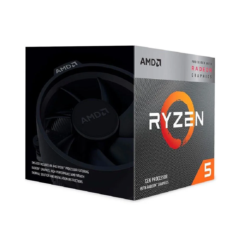 CPU AMD Ryzen 5 3400G BOX Produtos com até 15 OFF no PIX KaBuM