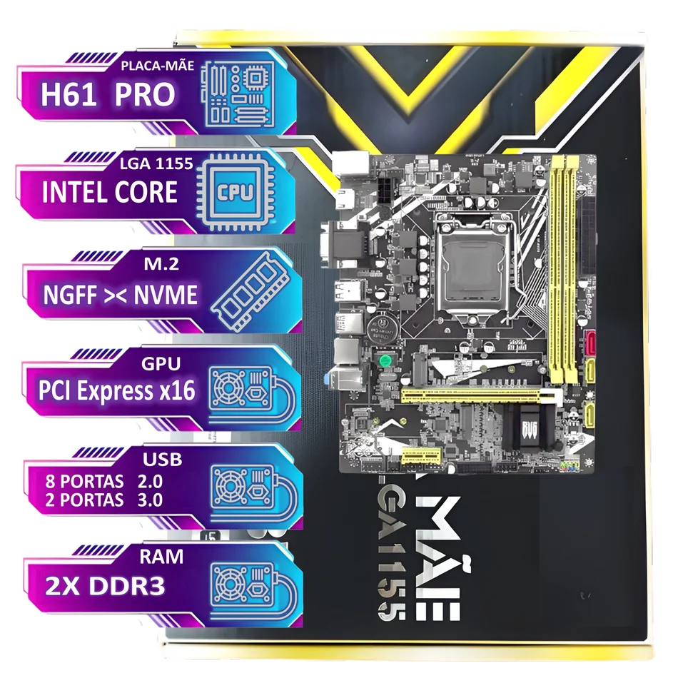 PC Cpu Gamer Completo Intel  SSDhd 16gb Ram Com Placa De Vídeo em Campinas - foto 4