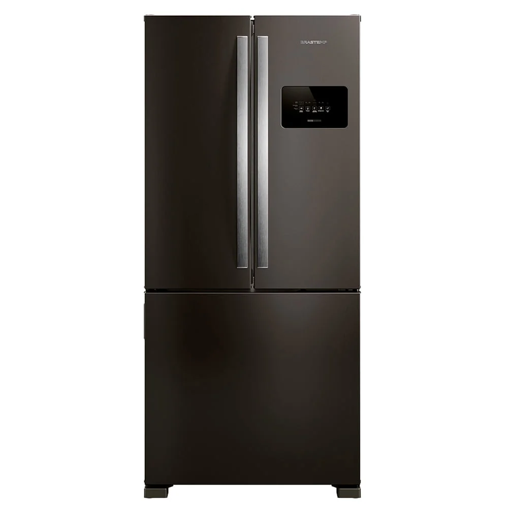 Refrigerador French Door Brastemp De 03 Portas Frost Free Com 559 Litros Black Inox - Bro85me - 220v Refrigerador French Door Brastemp De 03 Portas Frost Free Com 559 Litros Black Inox - Bro85me - 220v