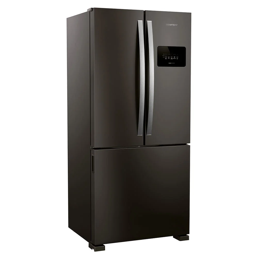 Refrigerador French Door Brastemp De 03 Portas Frost Free Com 559 Litros Black Inox - Bro85me - 220v Refrigerador French Door Brastemp De 03 Portas Frost Free Com 559 Litros Black Inox - Bro85me - 220v