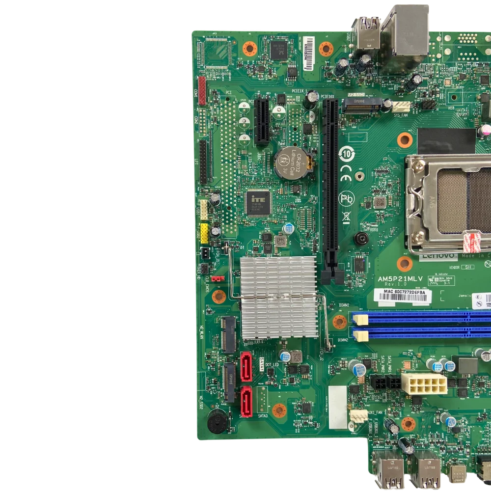 Placa Mãe Lenovo ThinkCentre M75s 5 AM5P21MLV 2 slots DDR4 Placa Mãe Lenovo ThinkCentre M75s 5 AM5P21MLV 2 slots DDR4
