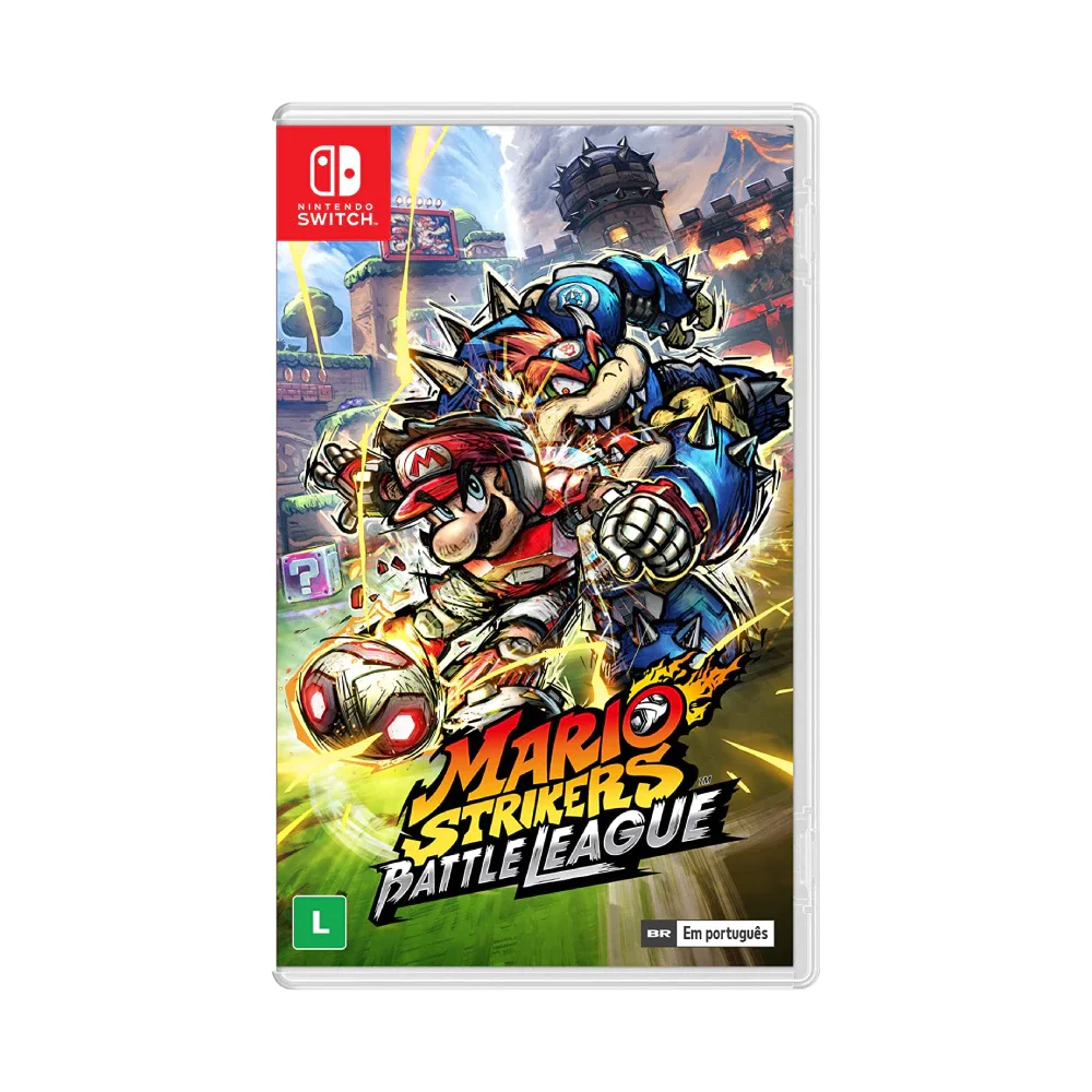 Jogo Mario Strikers Battle League Nintendo Switch Jogo Mario Strikers Battle League Nintendo Switch