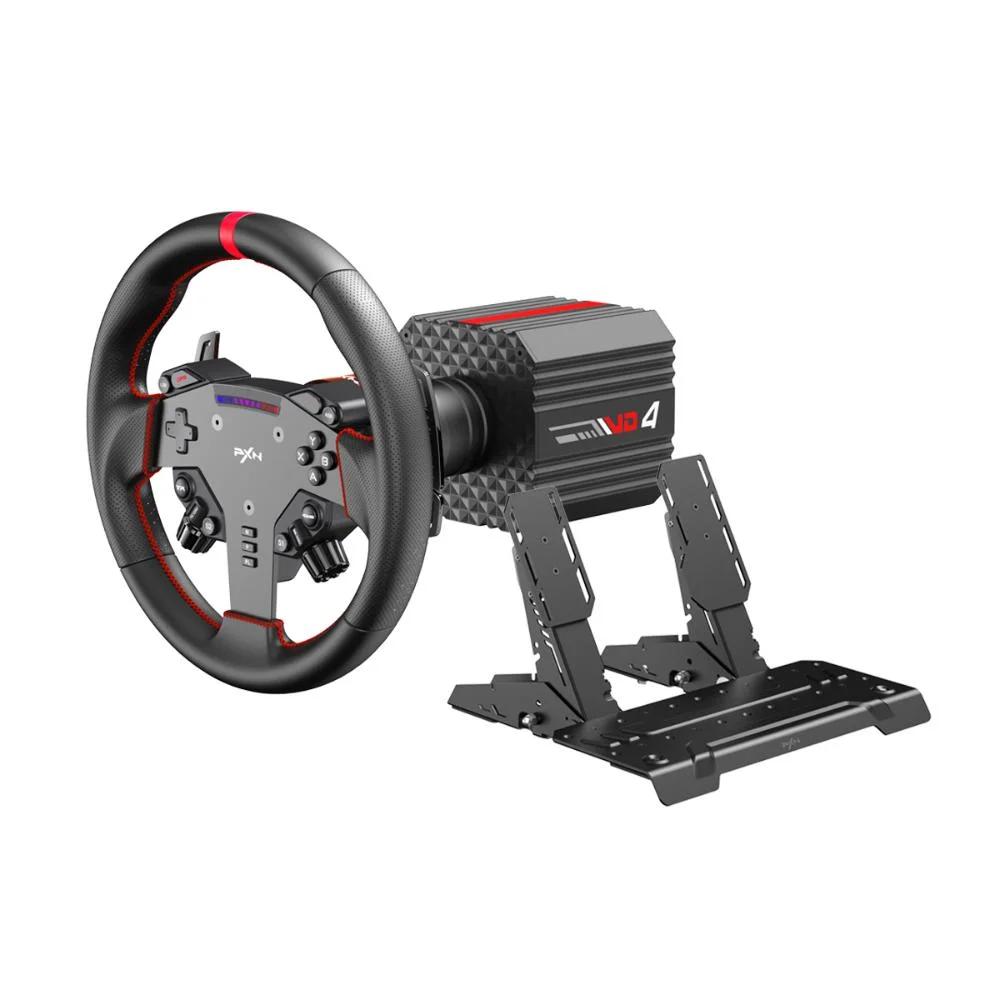 Volante Gamer Direct Drive Pxn Vd4, Encoder 24-bit, Pedais Ajustáveis, PC Volante Gamer Direct Drive Pxn Vd4, Encoder 24-bit, Pedais Ajustáveis, PC