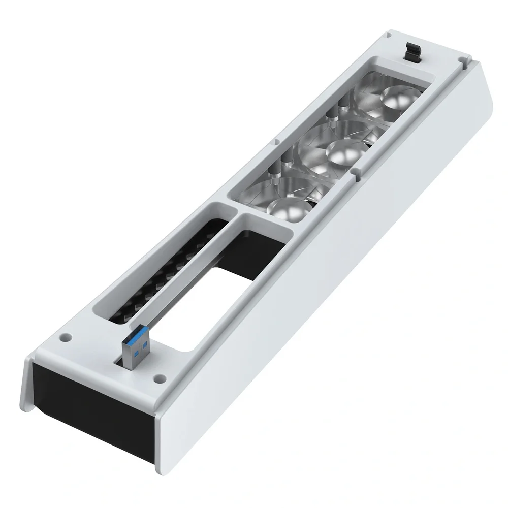 Cooler LED RGB Para Playstation 5 Slim Pro 3 Ventoinhas 1 Usb 3.0