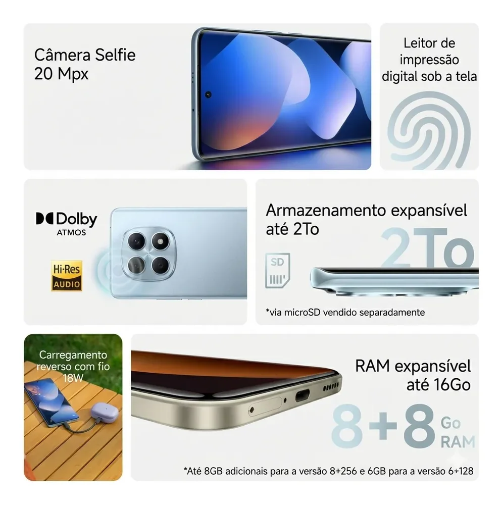 "Celular Xiaomi Redmi Note 15 De 128GB 6gb Ram De 6.77"" 108mp 20mp - Preto" - view 2