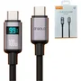 Cabo Usb-c Tipo C 100w Trançado 1m Premium De Nylon Compatível Com Iphone 15, 15 Pro/max, Iphone 16, 16 Pro/max, Iphone 17, 17pro/max, Samsung Galaxy